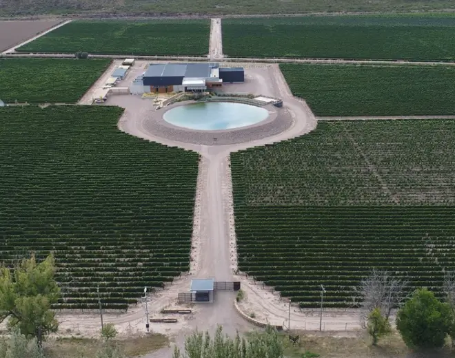 Bodegas Budeguer, en Agrelo, Luján de Cuyo, Mendoza